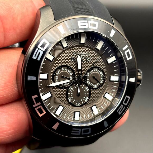 Invicta 30112 Pro Diver 50mm Mens Stainless Steel Silicone Strap Watch NIBWT - Picture 4 of 17